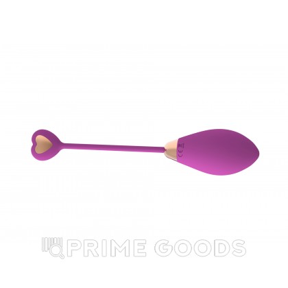 Виброяйцо Little heart purple (синхронизация с смартфоном) от sex shop primegoods
