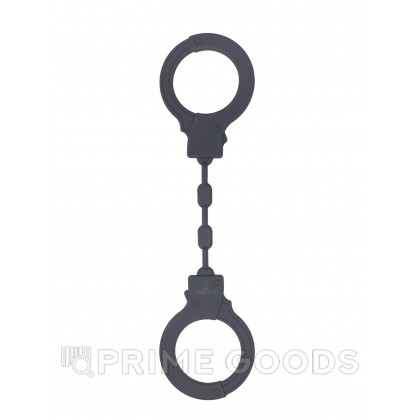 Наручники силиконовые графитовые (Be Mine) (One Size) от sex shop primegoods фото 2