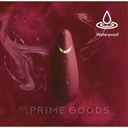 Бесконтактный клиторальный стимулятор Womanizer Premium 2 бордовый от sex shop primegoods фото 6