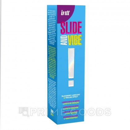 Увлажняющий гель INTT SLIDE BERRY SLIDE! на водной основе, ежевика, 100 мл от sex shop primegoods фото 4