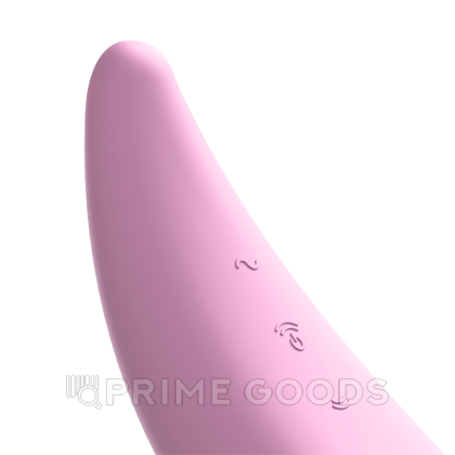 Вакуумный клиторальный стимулятор Satisfyer Curvy 3+ (розовый) от sex shop primegoods фото 9
