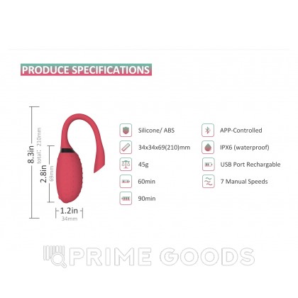 Виброяйцо Magic Motion Fugu зеленое от sex shop primegoods фото 3
