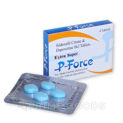 Препарат для улучшения эрекции Extra Super P-Force 100 mg (4 таб.) от sex shop primegoods фото 4