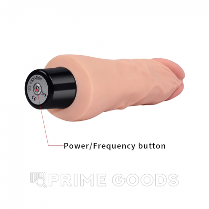 Реалистичный вибратор Real Softee Lovetoy (18*3,9) от sex shop primegoods фото 7