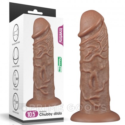 Фаллоимитатор на присоске Realistic Chubby Dildo (26,6 см) от sex shop primegoods