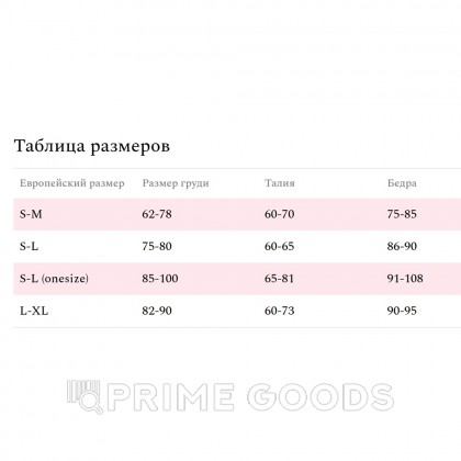 Комплект эротического белья Amor El, топ и трусики со шнуровкой, S/L  от sex shop primegoods фото 2