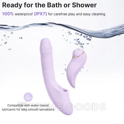 Вибромассажер со съёмным клиторальным пульсатором DuoGlow Svakom от sex shop primegoods фото 4