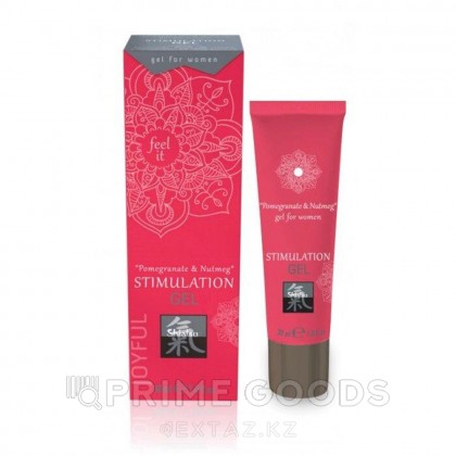 Интимный гель Shiatsu STIMULATION GEL 30 мл. (гранат и мускатный орех) от sex shop primegoods фото 2