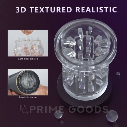 Автоматический мастурбатор с функцией ротации и вращения от sex shop primegoods фото 4