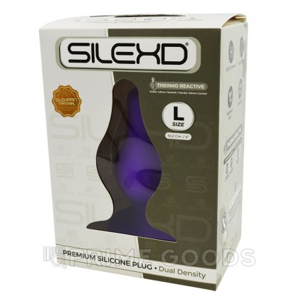 Анальный плаг Model 2 от SILEXD L фиолетовый от sex shop primegoods фото 4