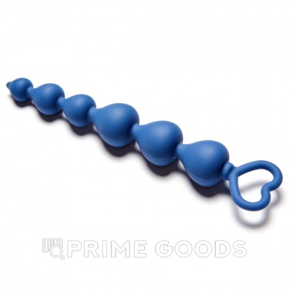 Анальная цепочка Heart Ray (кобальт) от sex shop primegoods фото 3