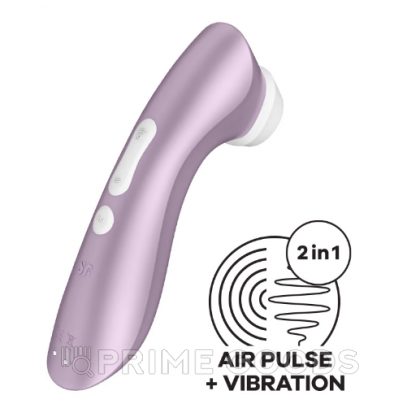 Вакуумно-волновой стимулятор Satisfyer Pro2 + Vibration лиловый от sex shop primegoods фото 6