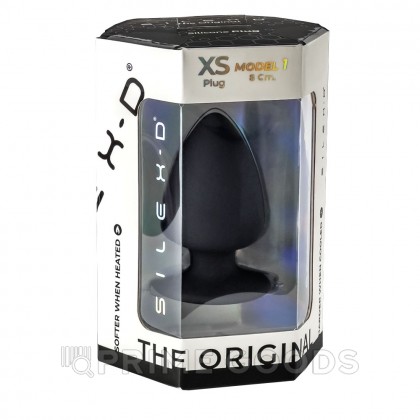 Анальный плаг SILEXD MODEL 1, черный XS (8х3,1 см) от sex shop primegoods фото 5