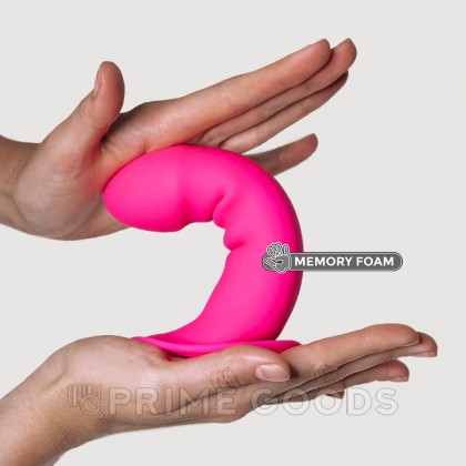 Фаллоимитатор Adrien Lastic Hitsens 2 (16,8×4 см) с двойной плотностью, розовый от sex shop primegoods фото 3