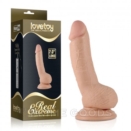 Реалистичный фаллоимитатор Lovetoy (18×3,5 см) от sex shop primegoods