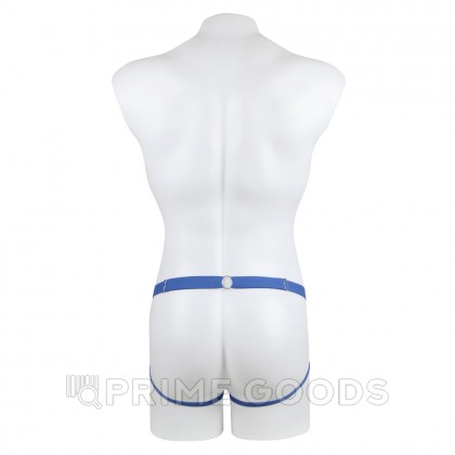 Мужские сексуальные трусики на ремешках синие (S) от sex shop primegoods фото 3