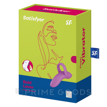 Вибратор на палец Satisfyer Bold Lover темно-розовый от sex shop primegoods фото 7