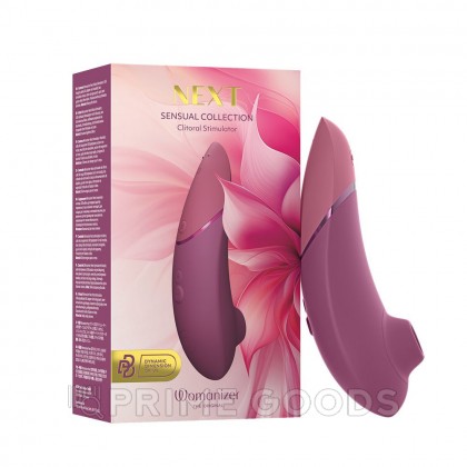 Бесконтактный клиторальный стимулятор Womanizer Next темно-розовый от sex shop primegoods