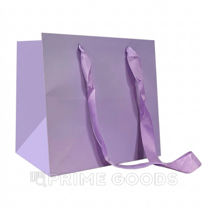 Пакет подарочный, фиолетовый (25*25 см) от sex shop primegoods