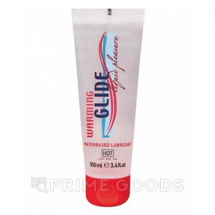 Лубрикант на водной основе с согревающим эффектом WARMING GLIDE HOT 100 мл от sex shop primegoods