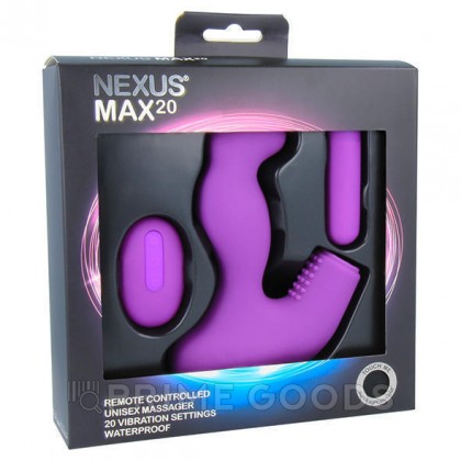 Вибро-массажер простаты NEXUS MAX 20 фиолетовый от sex shop primegoods фото 4