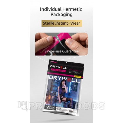 Эротическая бодисетка с имитацией чулок Drywell (S-M) от sex shop primegoods фото 10