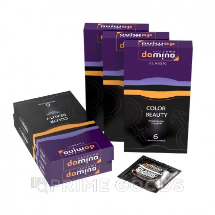 Презервативы Domino CLASSIC Color Beauty, разноцветные, 6 шт от sex shop primegoods фото 5