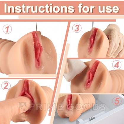 Реалистичный мастурбатор SHEQU JUDITH  от sex shop primegoods фото 9