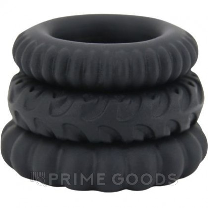 Набор силиконовых эрекционных колец 