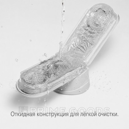 TENGA Мастурбатор Flip Zero с вибрацией белый от sex shop primegoods фото 3