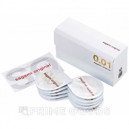 Презервативы полиуретановые Sagami Original 001, 10 шт. от sex shop primegoods фото 2