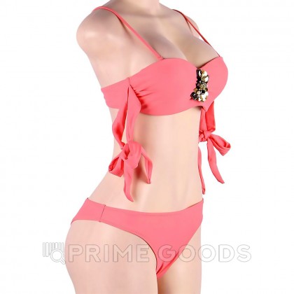 Купальник с завязками Rhinestone Pink (XL) от sex shop primegoods фото 5