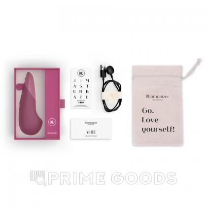 Клиторальный вибратор Womanizer Vibe темно-розовый от sex shop primegoods фото 5