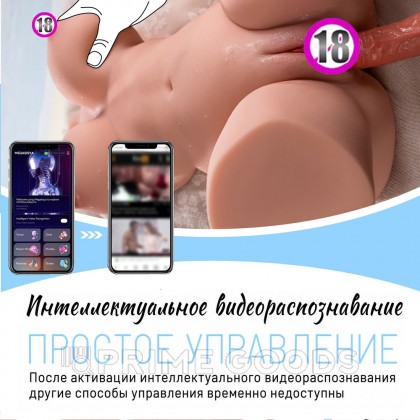 Сексуальное женское тело с подключением к приложению Alanna (вибрация+фрикции) от sex shop primegoods фото 8