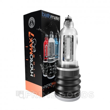 Гидропомпа BATHMATE - HYDROMAX-7 Wide Boy (Прозрачная) от sex shop primegoods