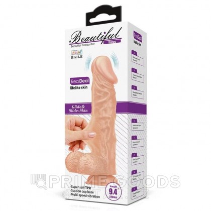 Реалистичный фаллоимитатор с вибрацией Beautiful Buraq (18×5 см) от sex shop primegoods фото 10