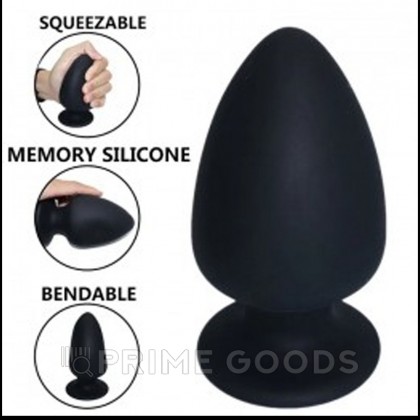 Анальный плаг SILEXD MODEL 1, черный XS (8х3,1 см) от sex shop primegoods фото 7