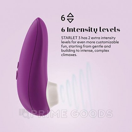 Бесконтактный клиторальный стимулятор Womanizer Starlet 3 фиолетовый от sex shop primegoods фото 2