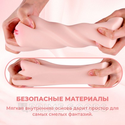 Реалистичный мастурбатор в виде вагины и половых губ Candice от sex shop primegoods фото 6