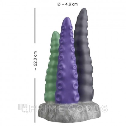 Фаллоимитатор You2Toys Beasty Triple Tentacle (18,5/16,5/14,5*4,6) от sex shop primegoods фото 3