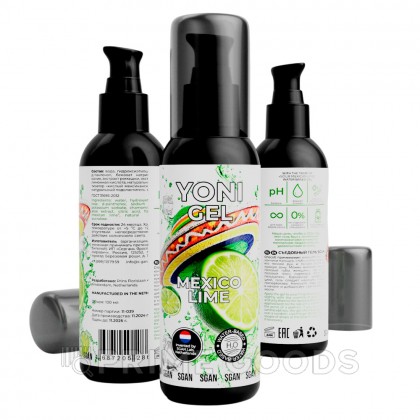Лубрикант для орального секса SGAN YONI GEL со вкусом мексиканского лайма, 100 мл от sex shop primegoods