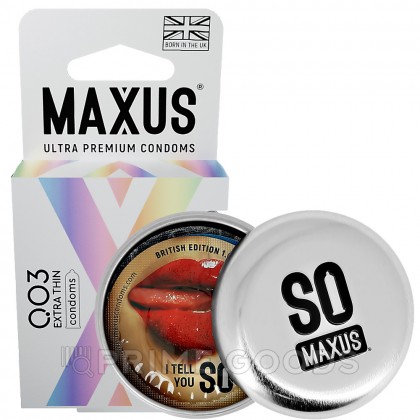 Презервативы экстремально тонкие Maxus Extra Thin 003, 3 шт. от sex shop primegoods фото 2