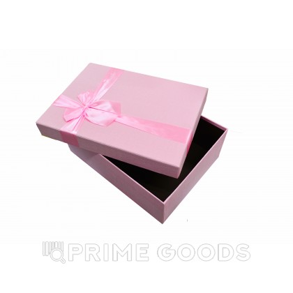 Подарочная розовая коробка с бантиком (33 см.) от sex shop primegoods фото 2