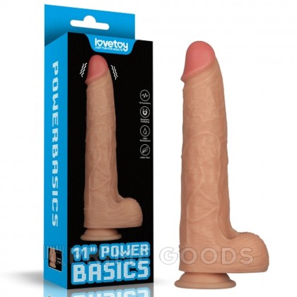 Вибратор реалистик Lovetoy Power Basics (22,5*5,5 см) от sex shop primegoods