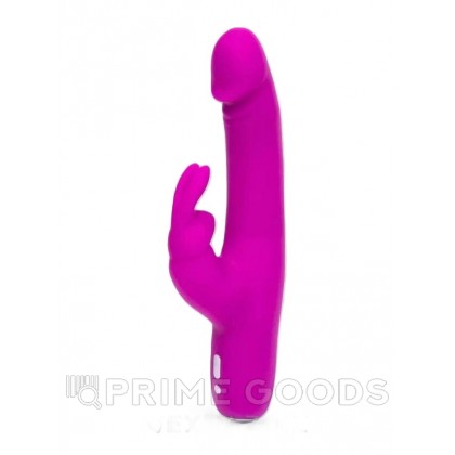 Вибратор Happy Rabbit Slimline Realistic перезаряжаемый, фиолетовый от sex shop primegoods