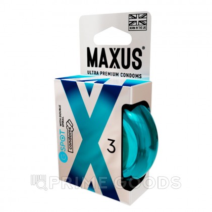 Презервативы MAXUS X-Edition G Spot, с двойной спиралью для стимуляции точки G, 3 шт от sex shop primegoods фото 2