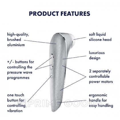 Алюминиевый клиторальный стимулятор Satisfyer High Fashion - primegoods.kz фото 6 Алюминиевый клиторальный стимулятор Satisfyer High Fashion от sex shop primegoods фото 6