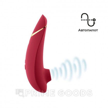 Бесконтактный клиторальный стимулятор Womanizer Premium 2 бордовый от sex shop primegoods фото 5