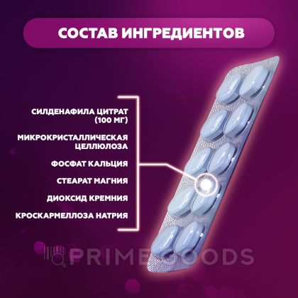 Препарат для усиления потенции Cenforce Professional (10 таб.) от sex shop primegoods фото 6
