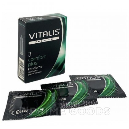 VITALIS №3 Comfort+ Презервативы анатомической формы от sex shop primegoods фото 2